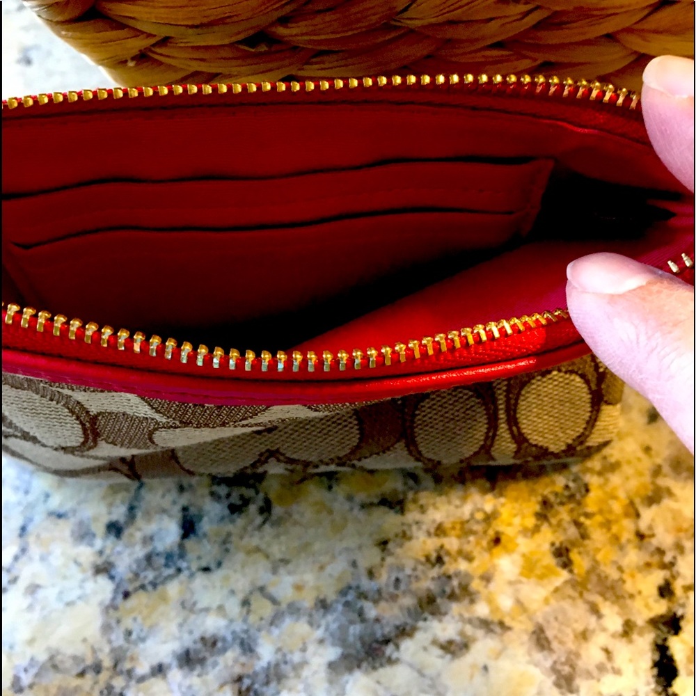 Coach wristlet.